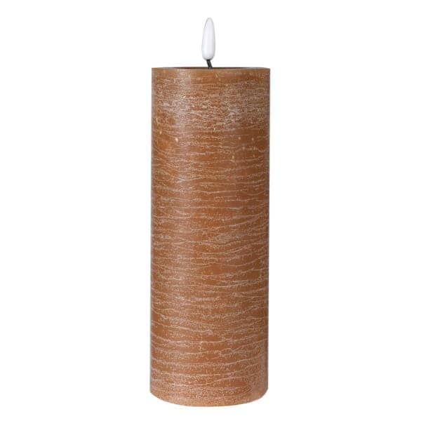 Caramel Realistic LED Candle - 20cm - Image 4