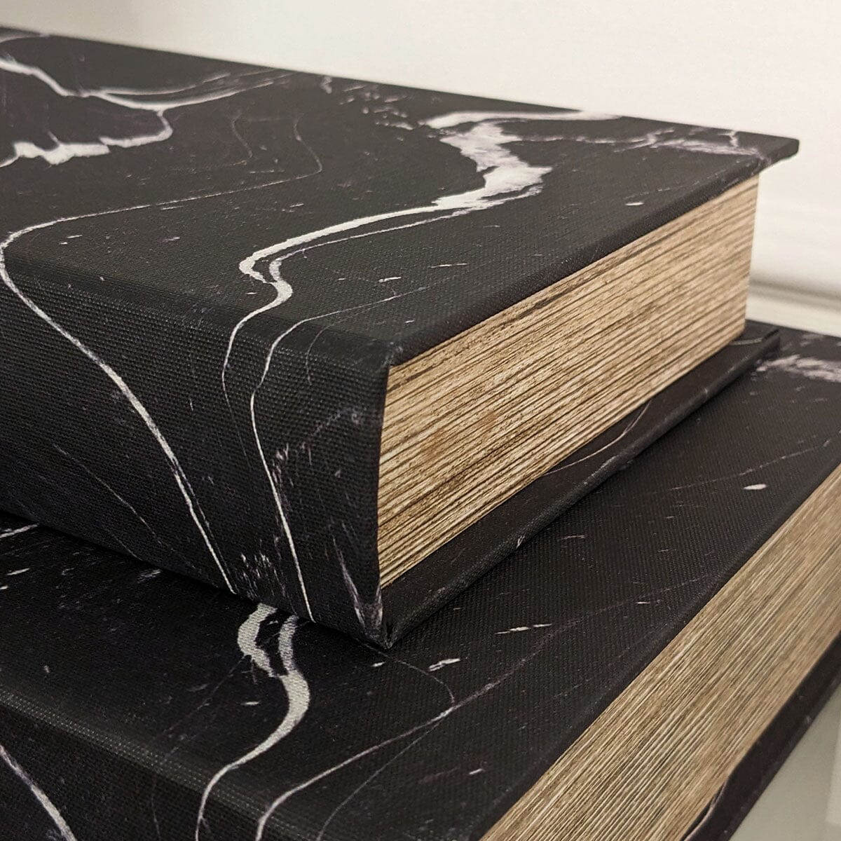 Casima Black & White Decorative Book Boxes - Set of 2 - Image 5