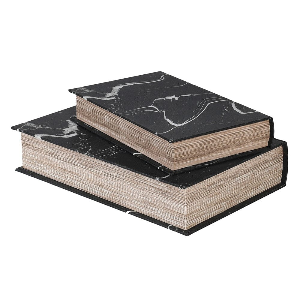 Casima Black & White Decorative Book Boxes - Set of 2 - Image 7