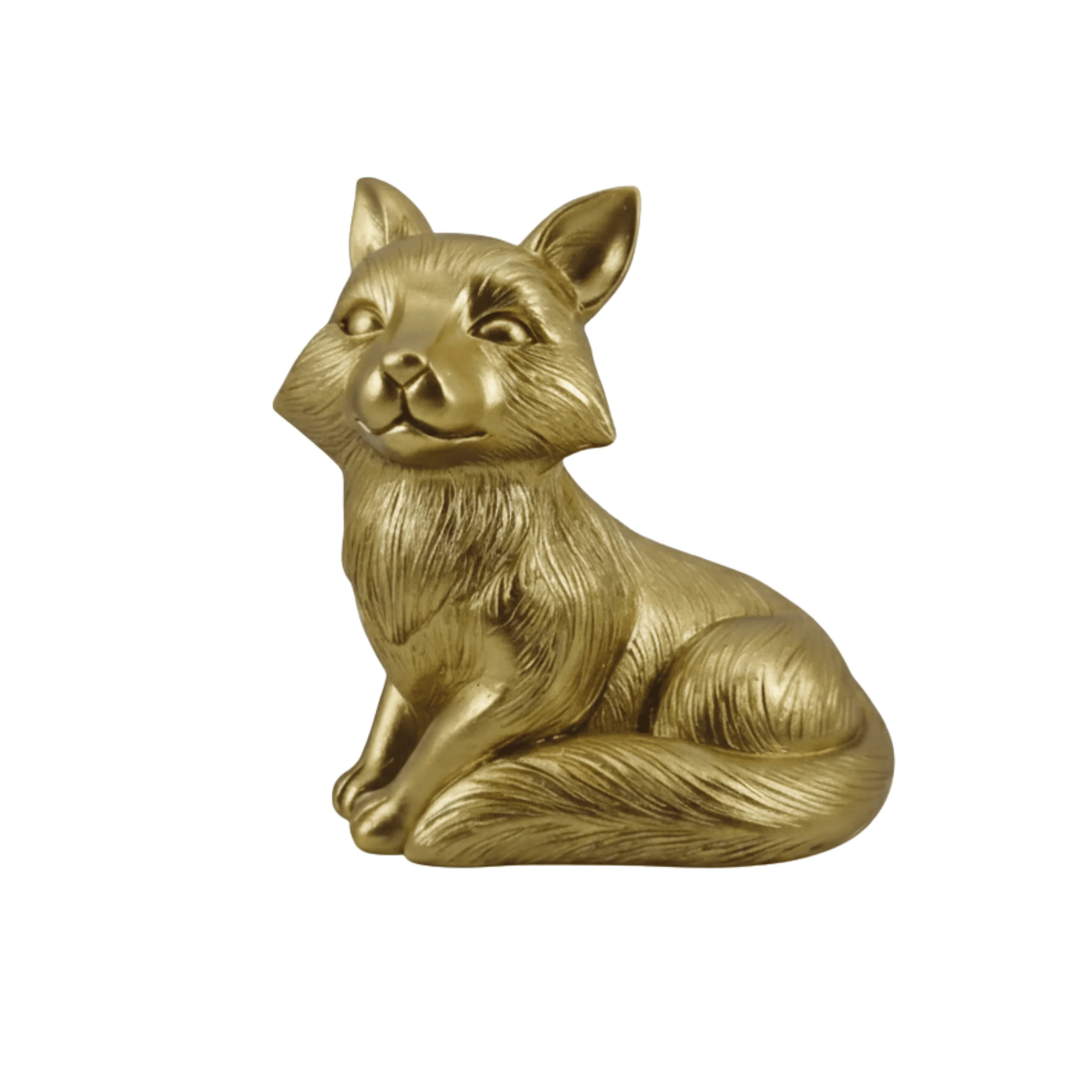 Cassia Gold Decorative Fox Ornament - Image 3