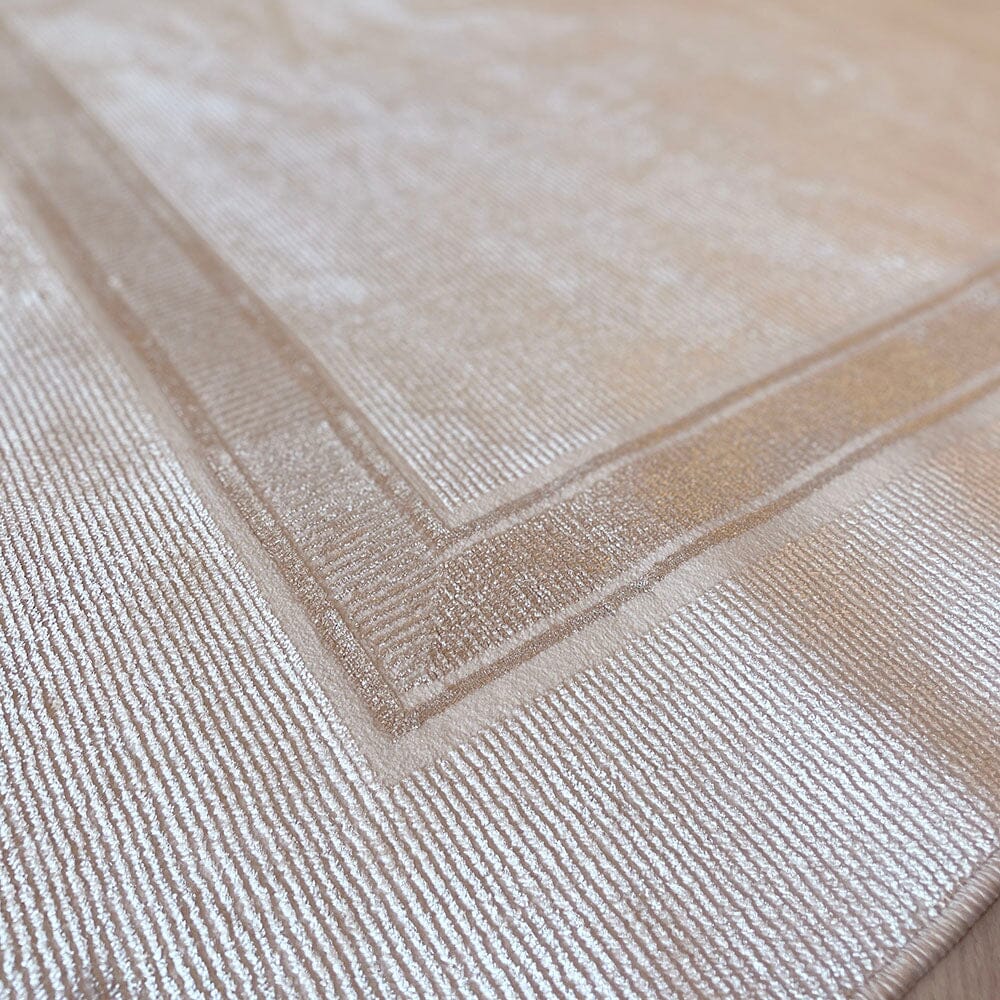 Cassian Ivory & Gold Bordered Rug - Image 4