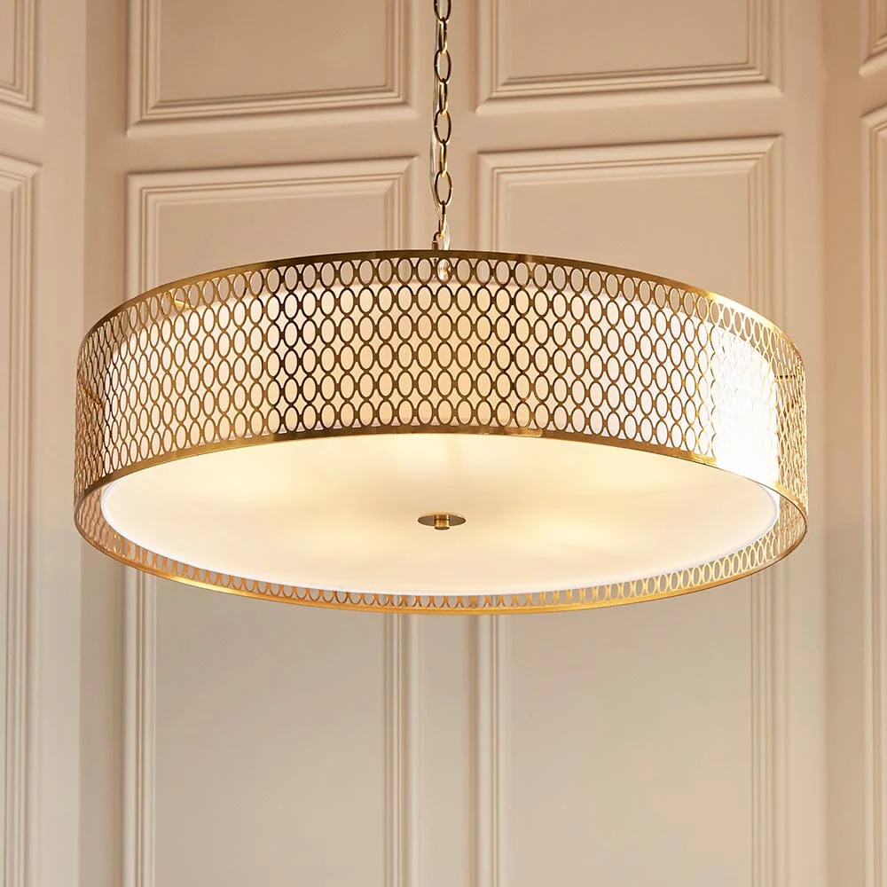 Centrico Gold 5 Light Pendant Ceiling Light