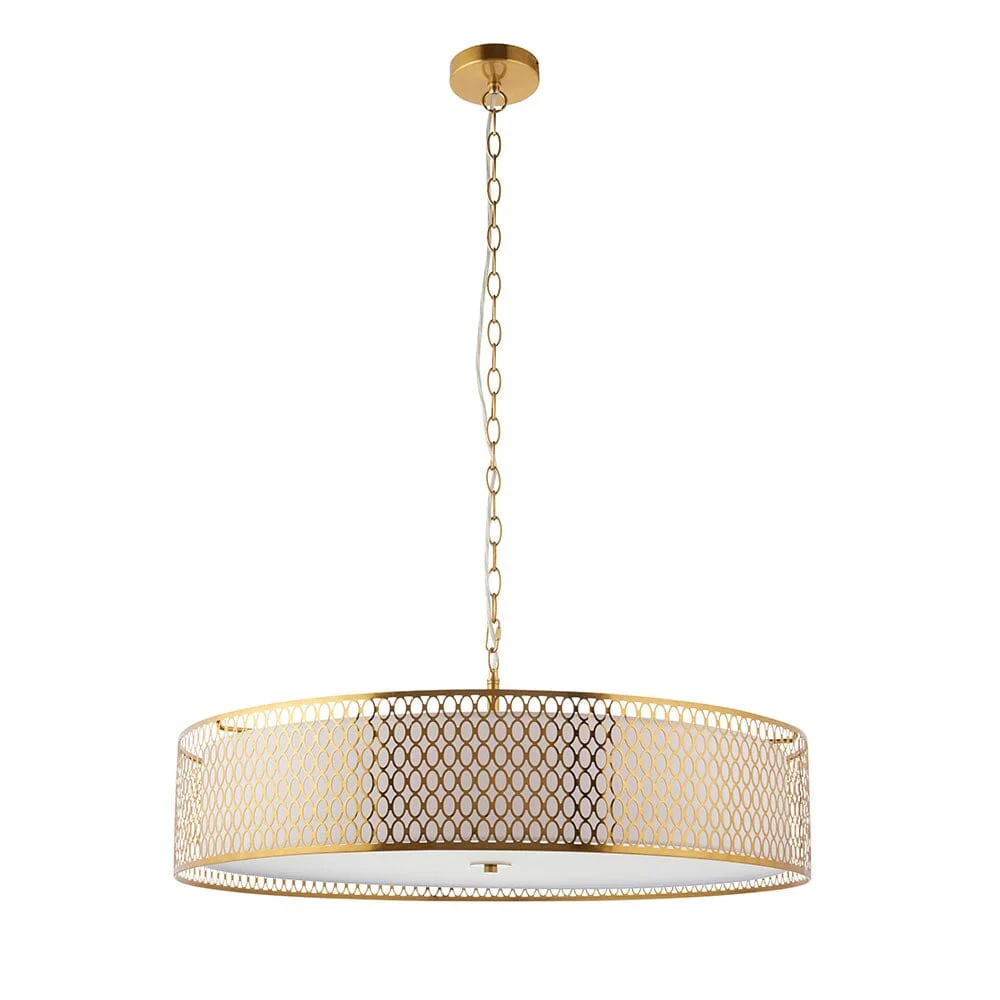 Centrico Gold 5 Light Pendant Ceiling Light - Image 4
