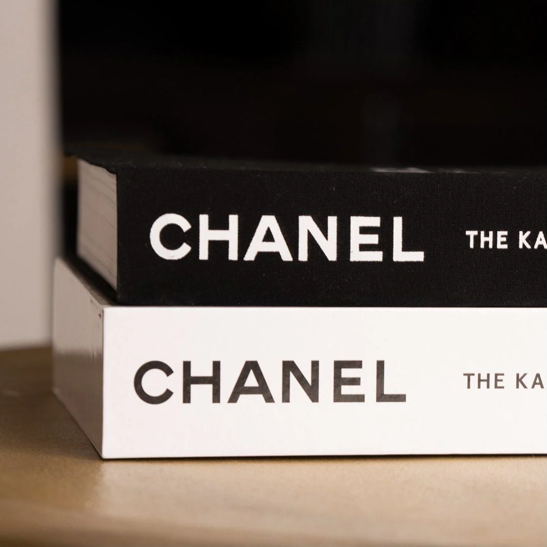 Chanel Boxed Black Fabric Book - Image 4