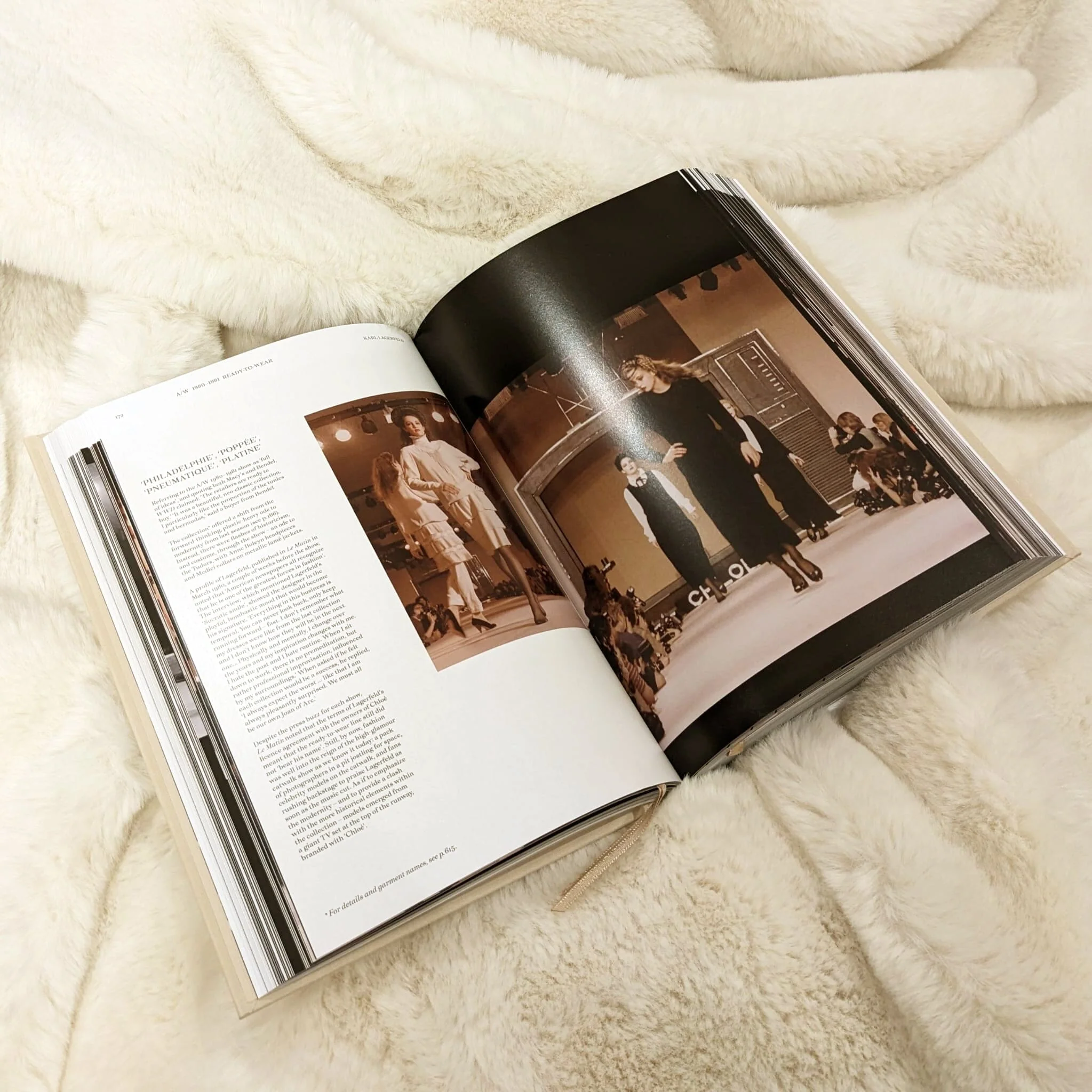 Chloe Neutral Catwalk Hardback Coffee Table Book - Image 4