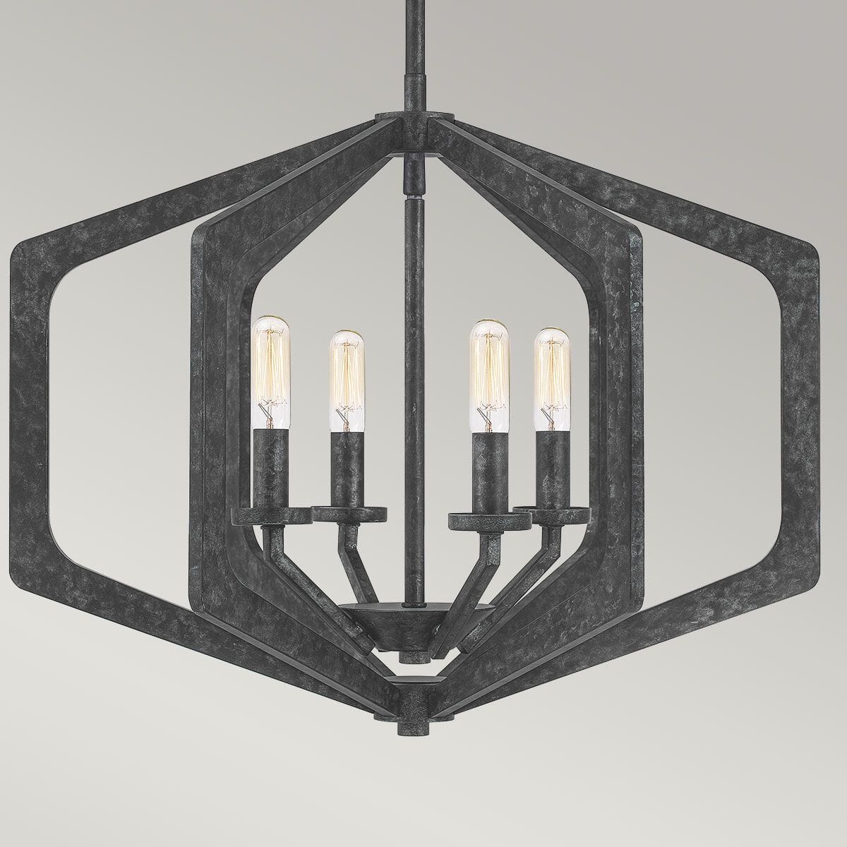 Clarisse Black 4 Light Pendant Ceiling Light - Image 3