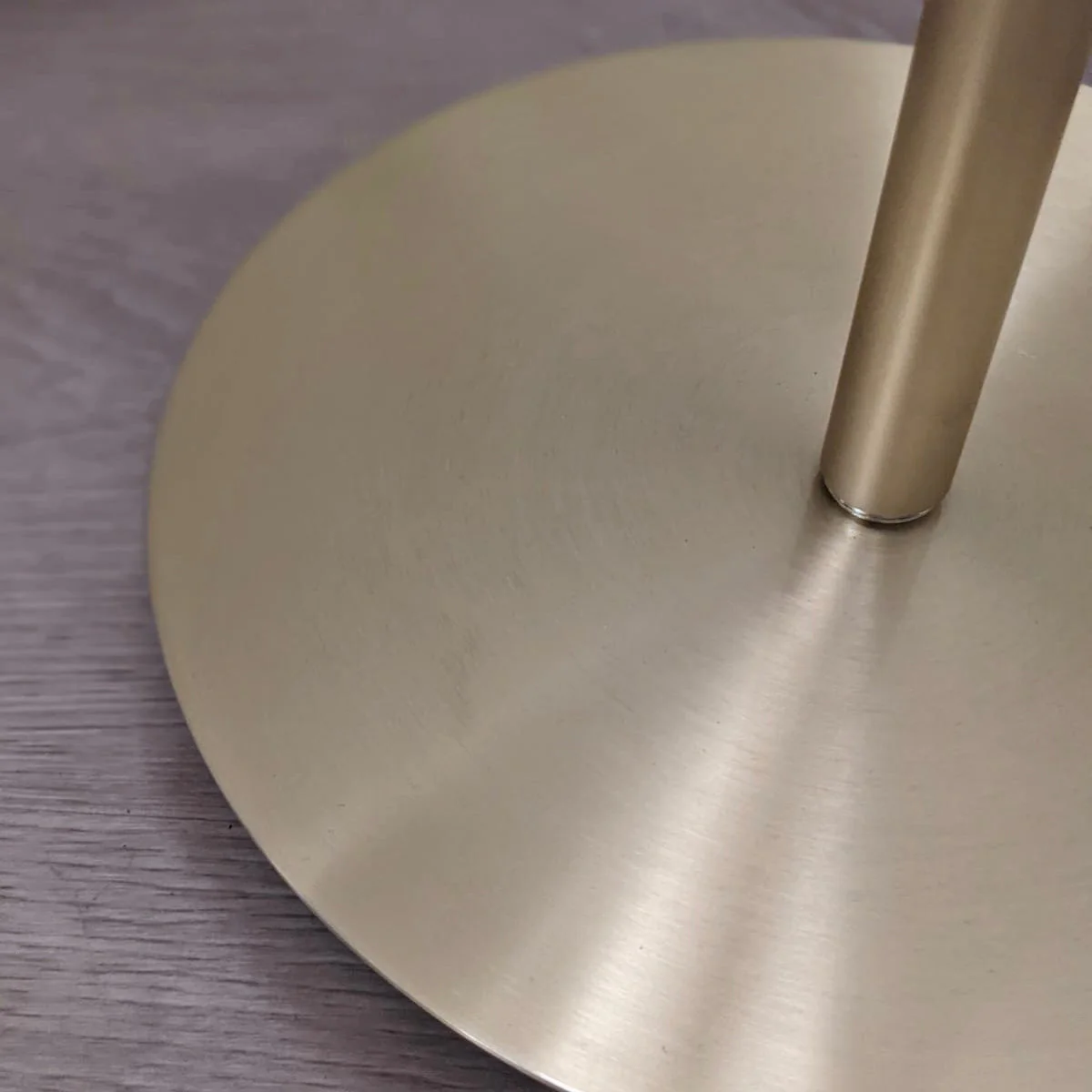 Cleo Gold & Oatmeal Floor Lamp - Image 3