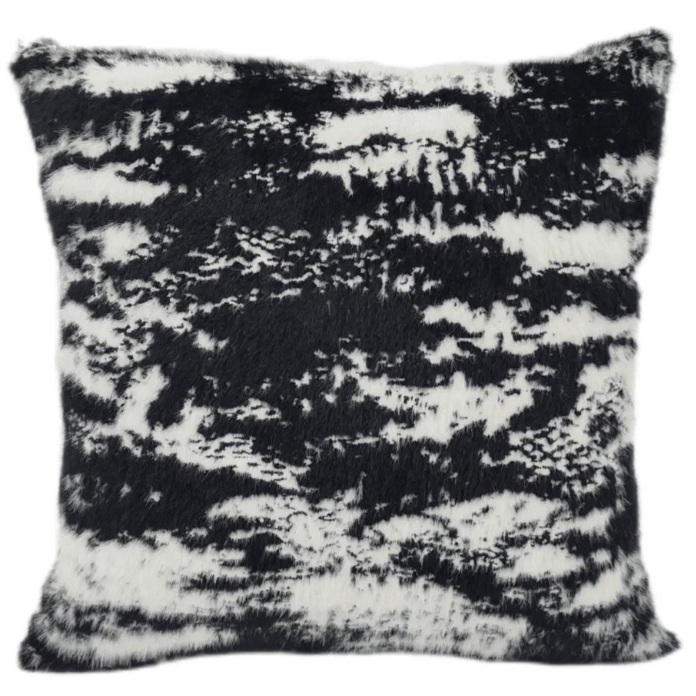 Comallo Faux Monochrome Neutral Two-Toned Cushion - 43x43cm - Image 2