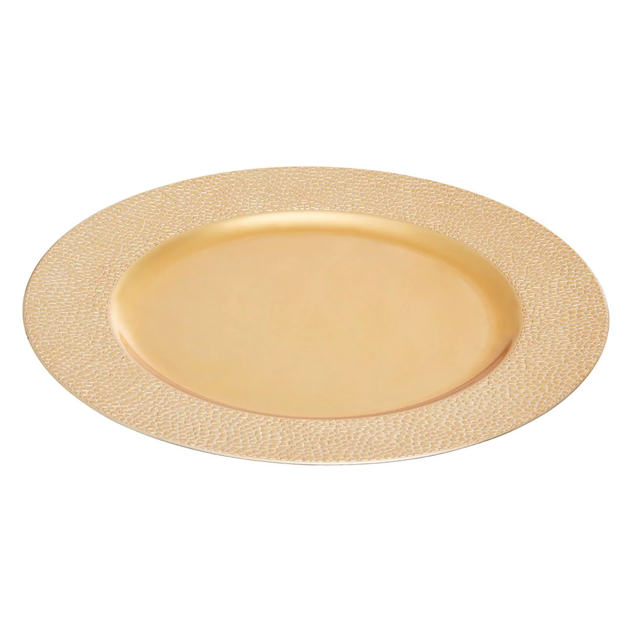 Comet Gold Pebble Effect Charger Plate - Image 4