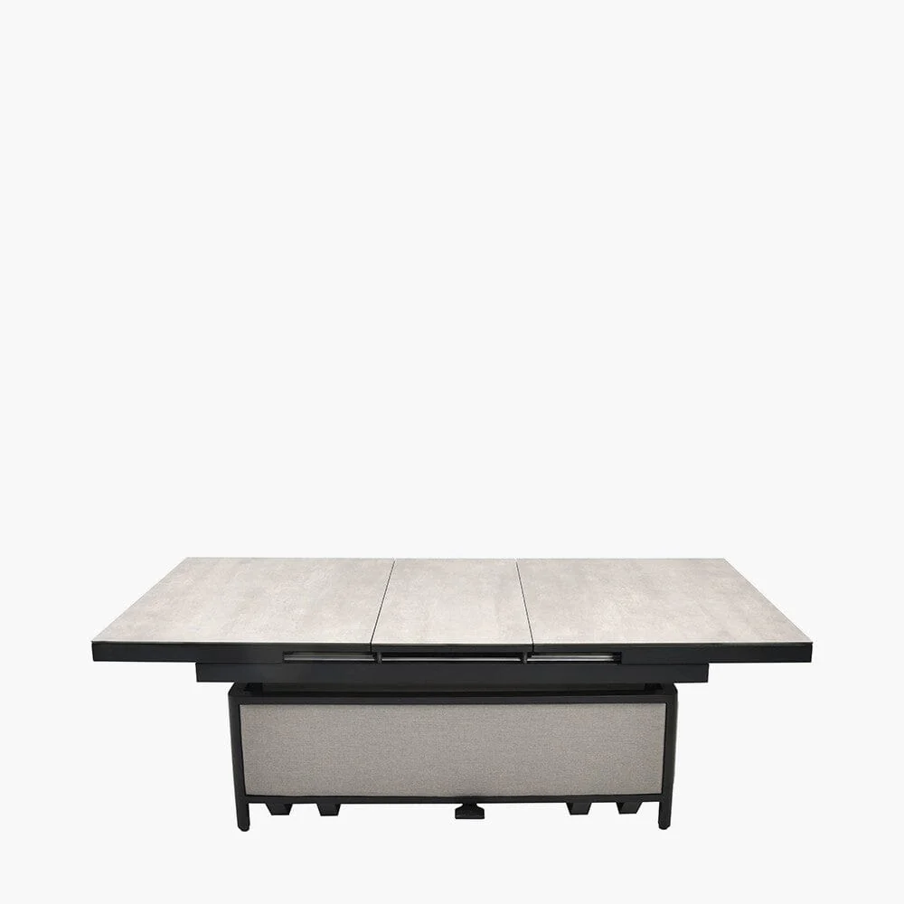 Coppola Putty Outdoor Large Corner Sofa Set with Adjustable Table - Image 8