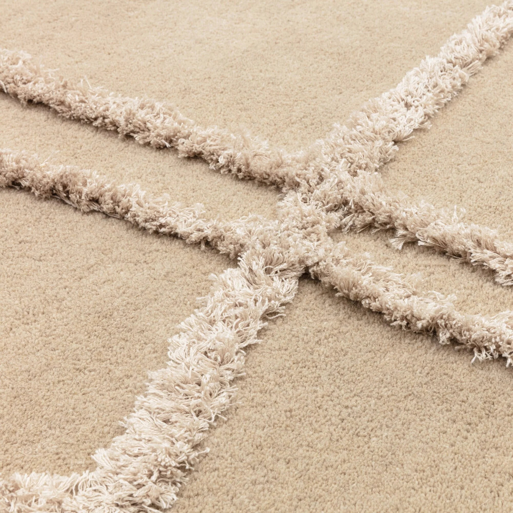 Cordero Sand Abstract Line Rug - Image 4