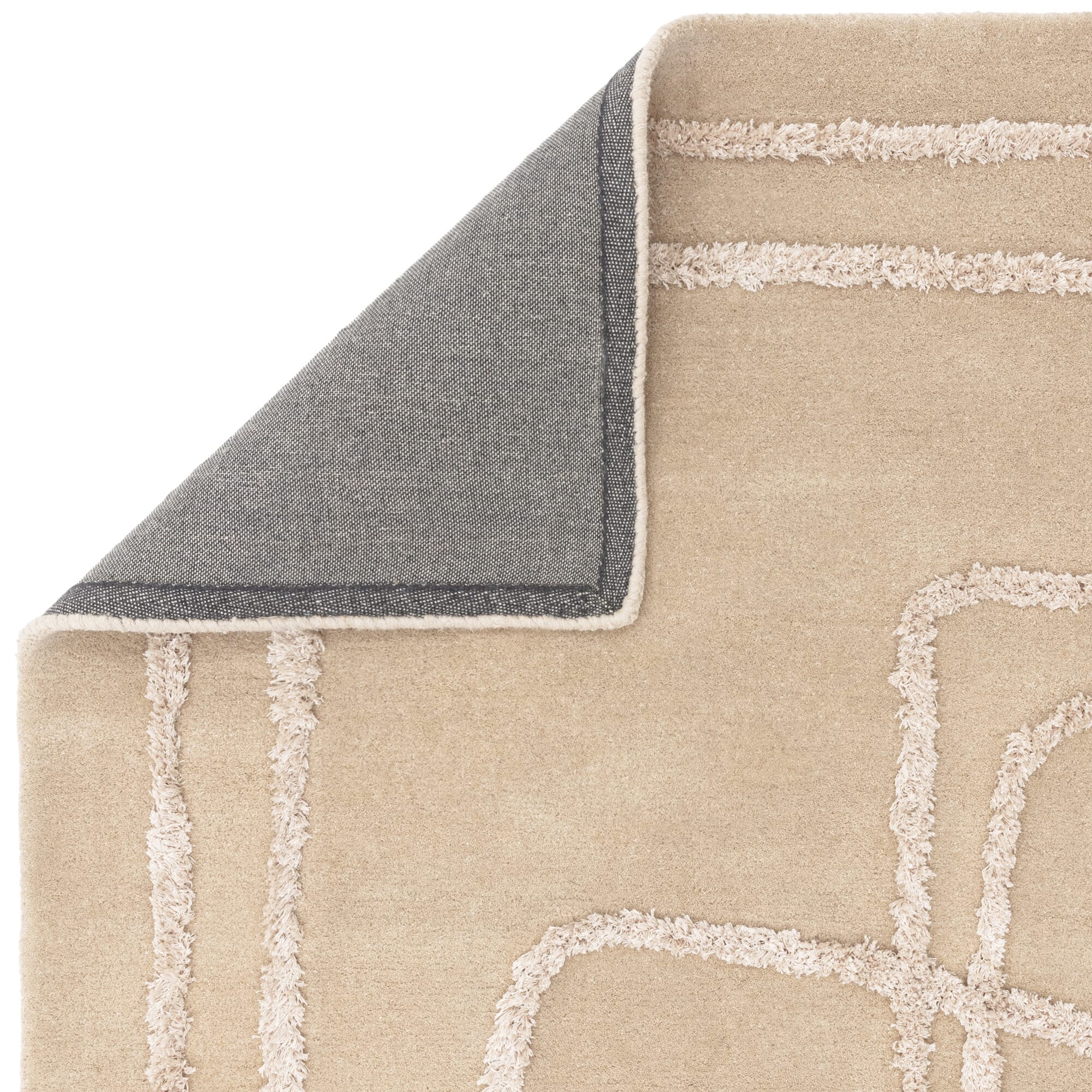 Cordero Sand Abstract Line Rug - Image 5