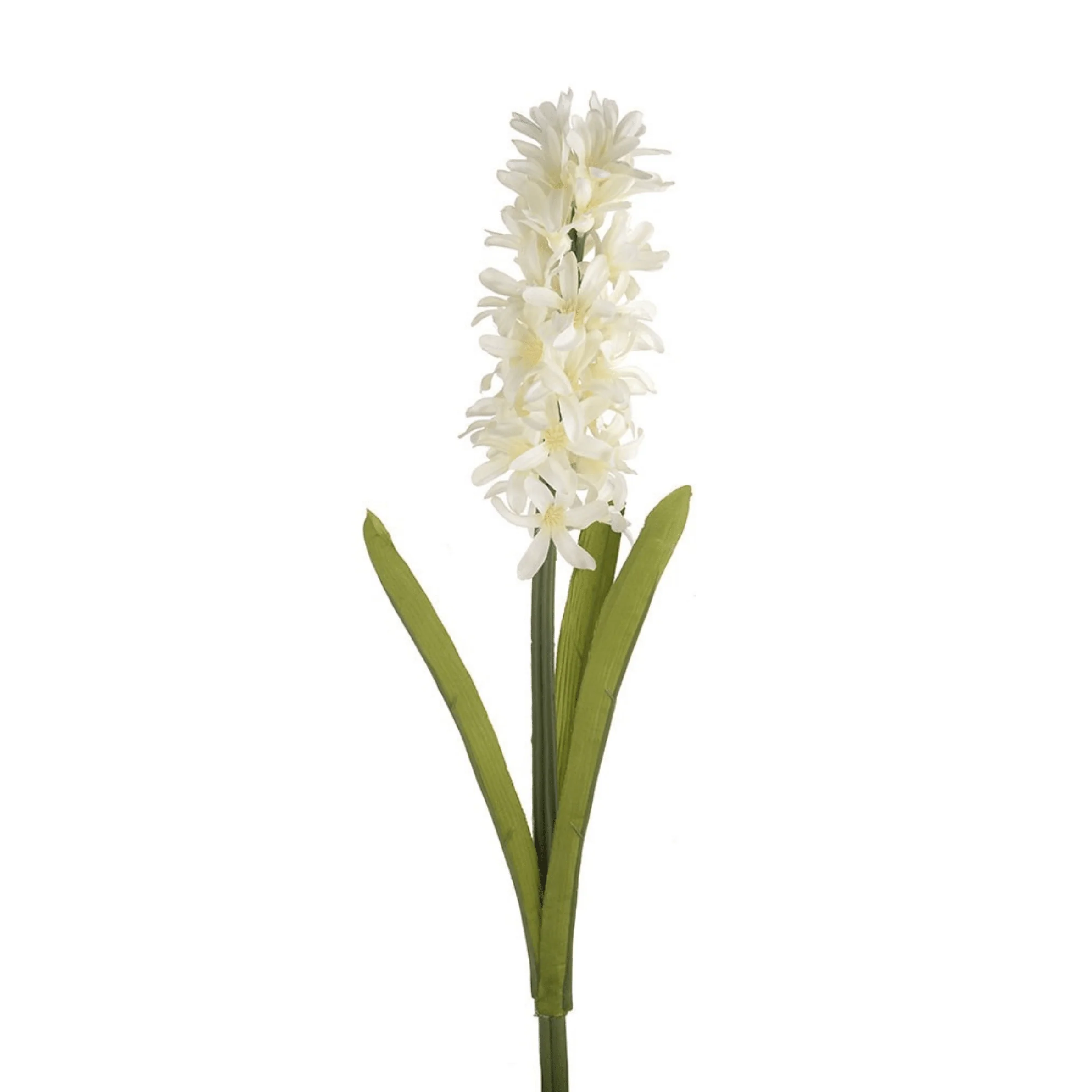 Cream Faux Hyacinth Single Stem Flower - Image 3