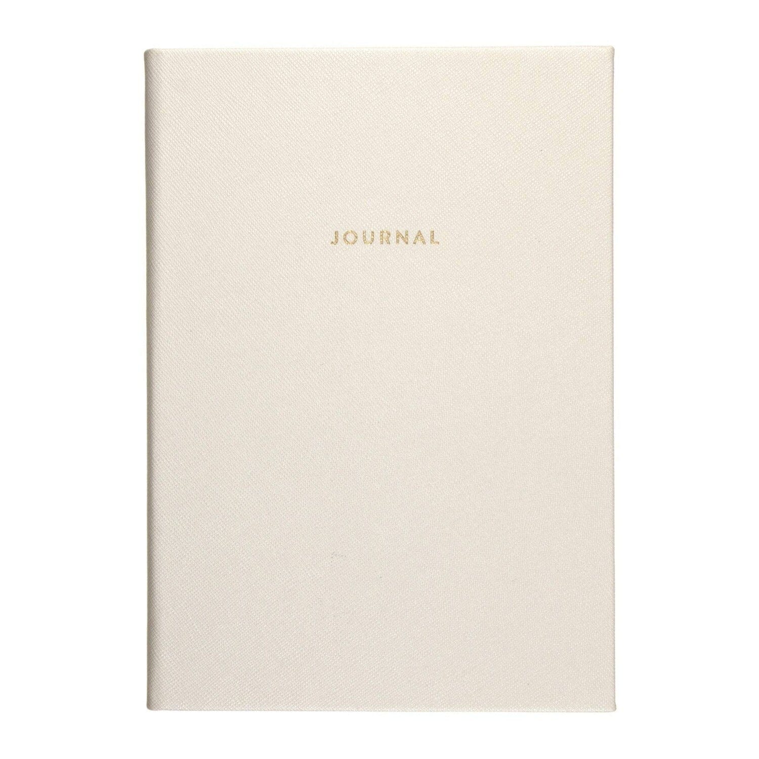 Cream & Gold A5 Lined Journal Notebook - Image 3