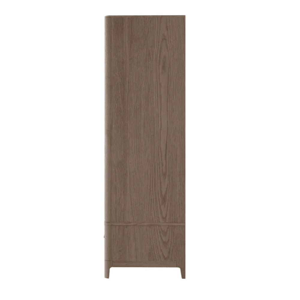 Dahlia Lightwash Wood Veneer 2 Door Wardrobe - Image 4