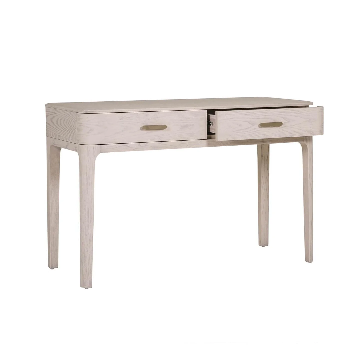 Dahlia Lightwash Wood Veneer 2 Drawer Dressing Table - Image 4