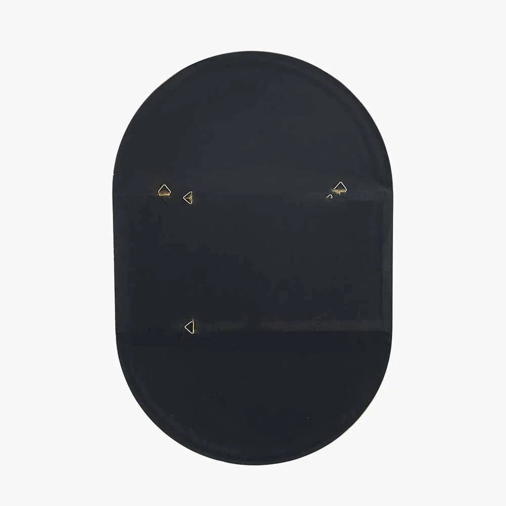 Dakota Gold Metal Oval Wall Mirror - Image 5