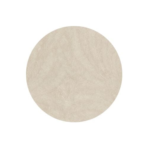 Darcy Cream Feathers Metallic Patterned Wallpaper Sample