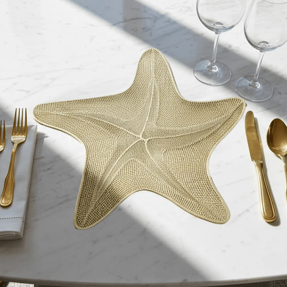 Darya Gold Starfish Placemat