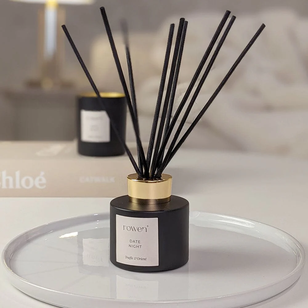 Date Night Black & Gold Reed Diffuser - Truffle D'orient 120ml - Image 3