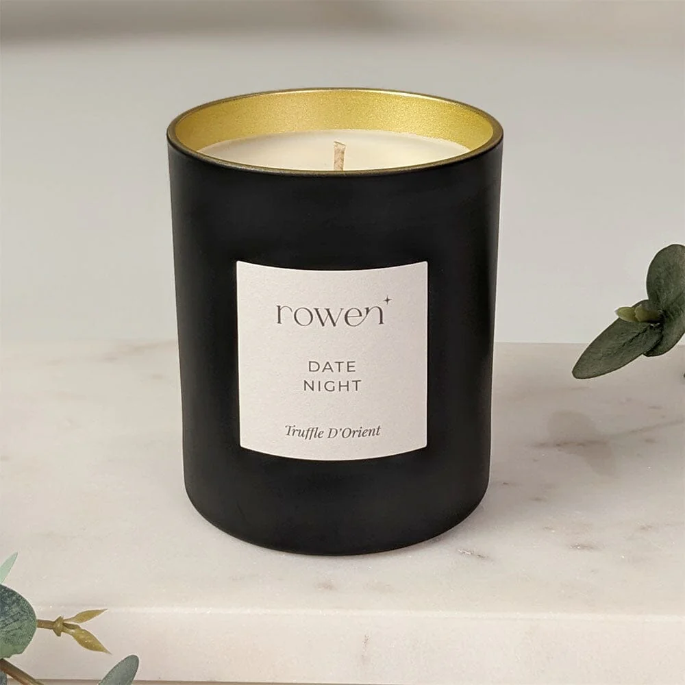 Date Night Black & Gold Scented Candle - Truffle D'orient - Image 3