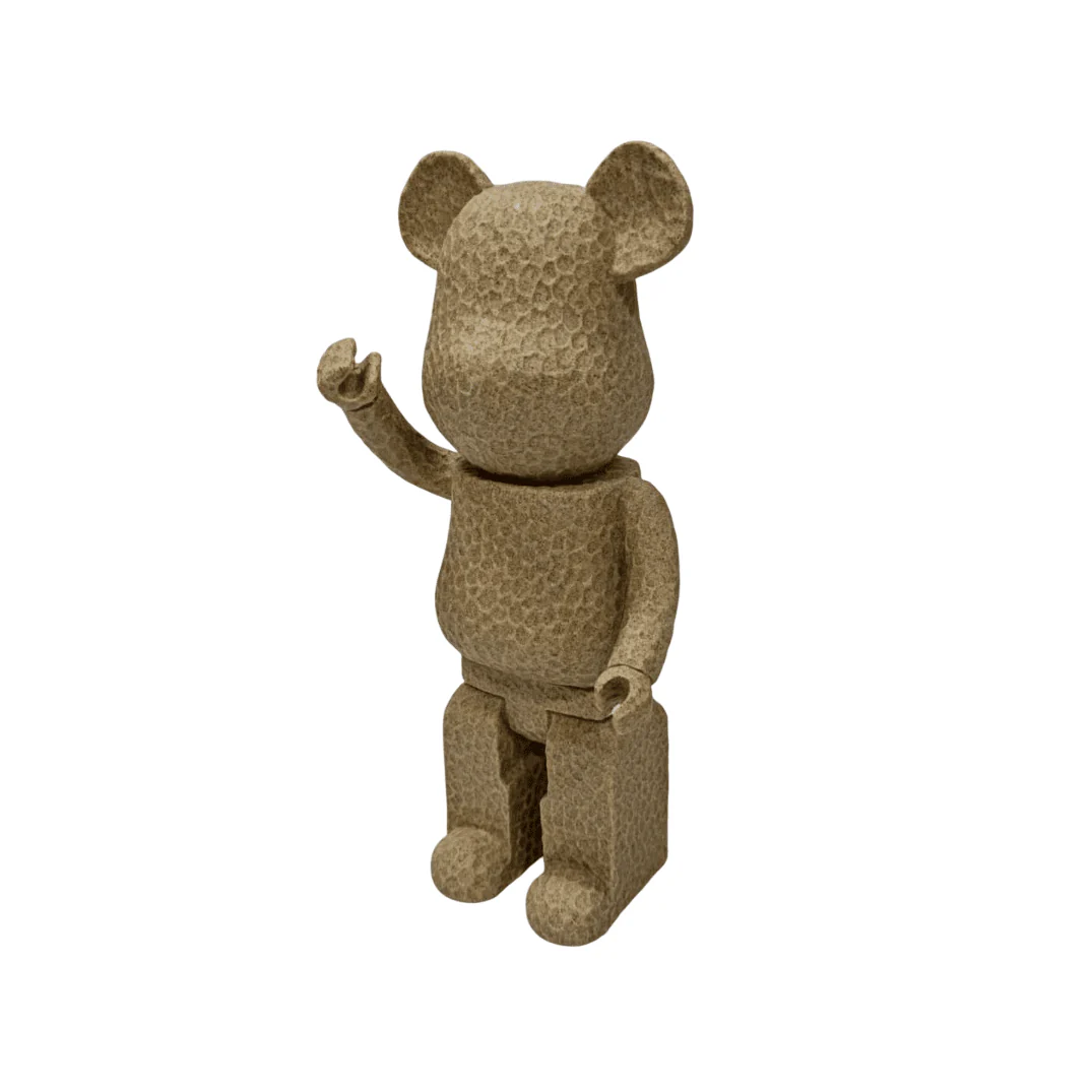 Decorative Stone Effect Standing Bear Ornament - Image 2