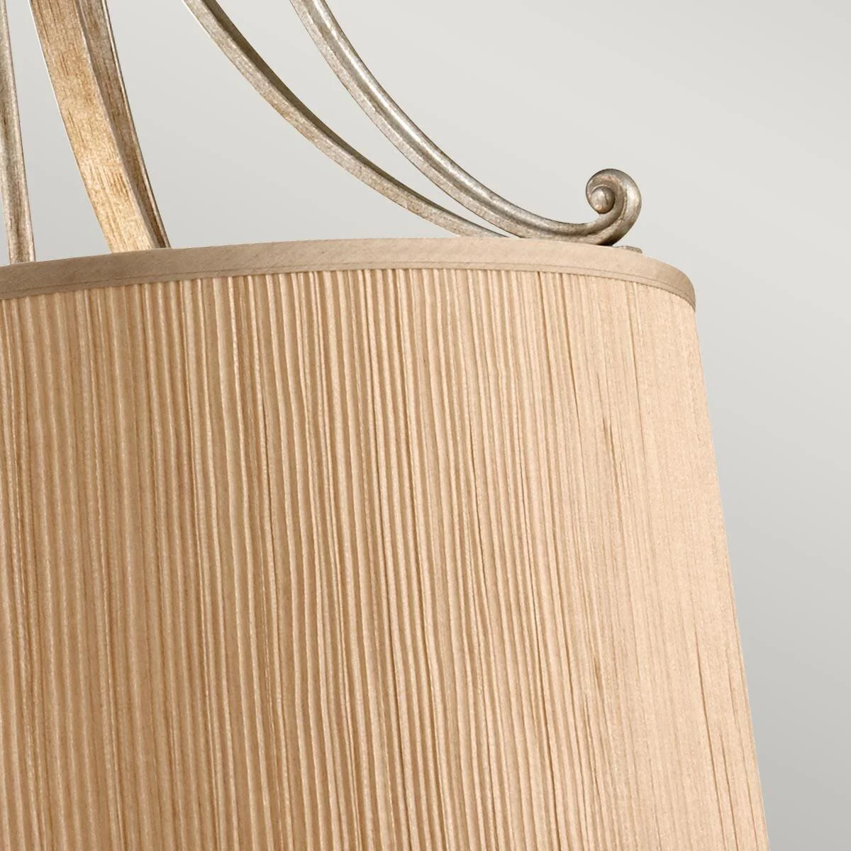 Digby Brushed Silver Pendant Ceiling Light - Image 2