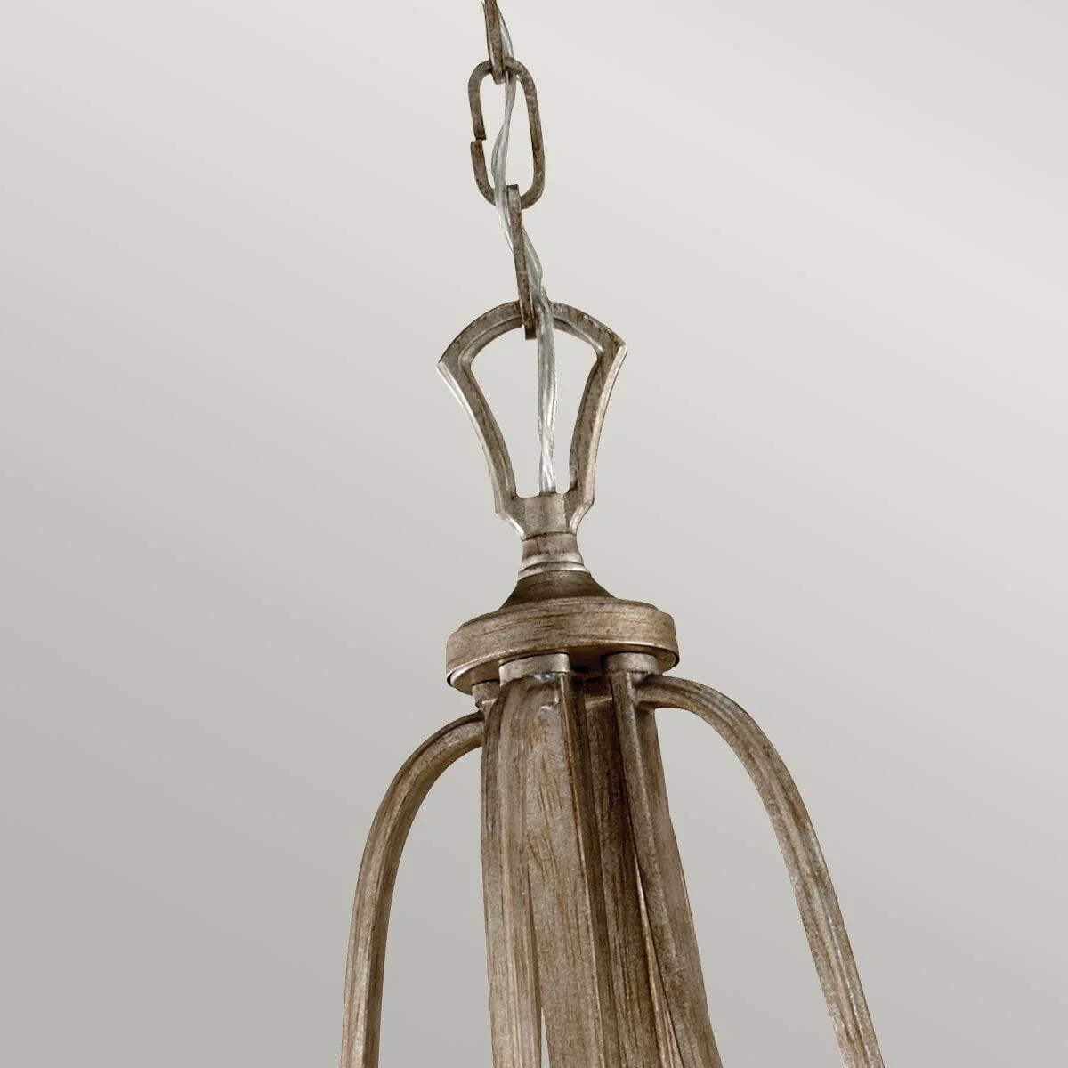 Digby Brushed Silver Pendant Ceiling Light - Image 3