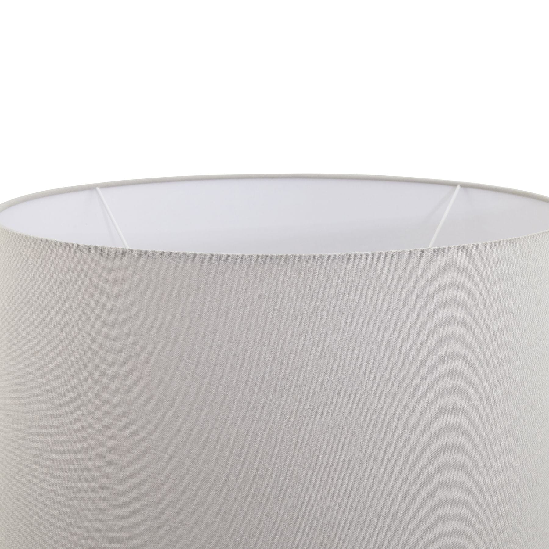 Dorchester Large Stone Ceramic Rounded Table Lamp with Neutral Shade - Image 4