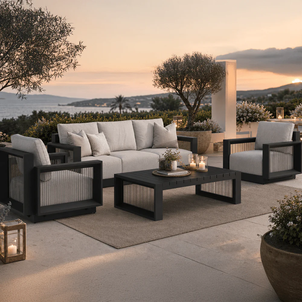 Dune Graphite 5 Seater Outdoor Set
