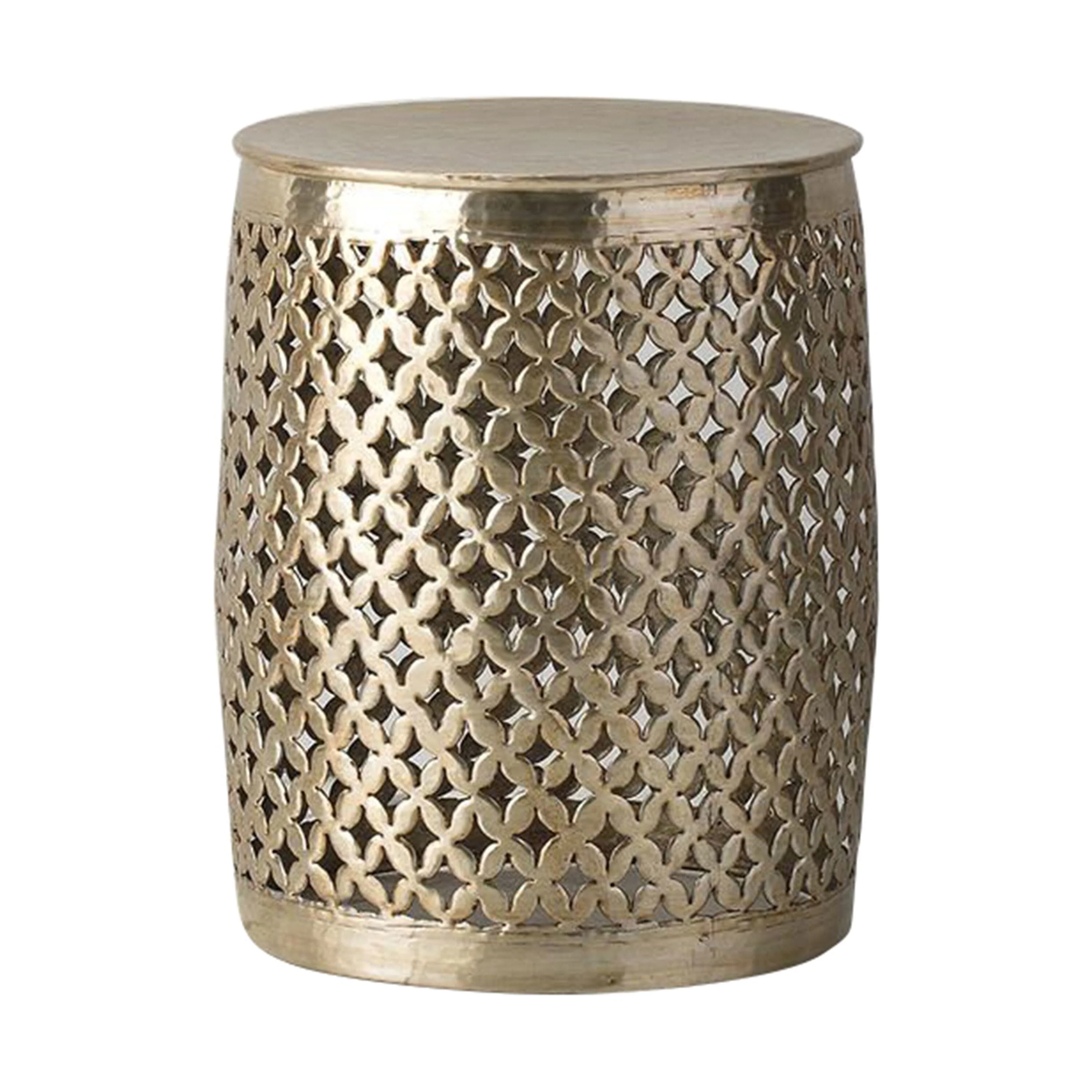 Duvali Gold Round Side Table - Image 3