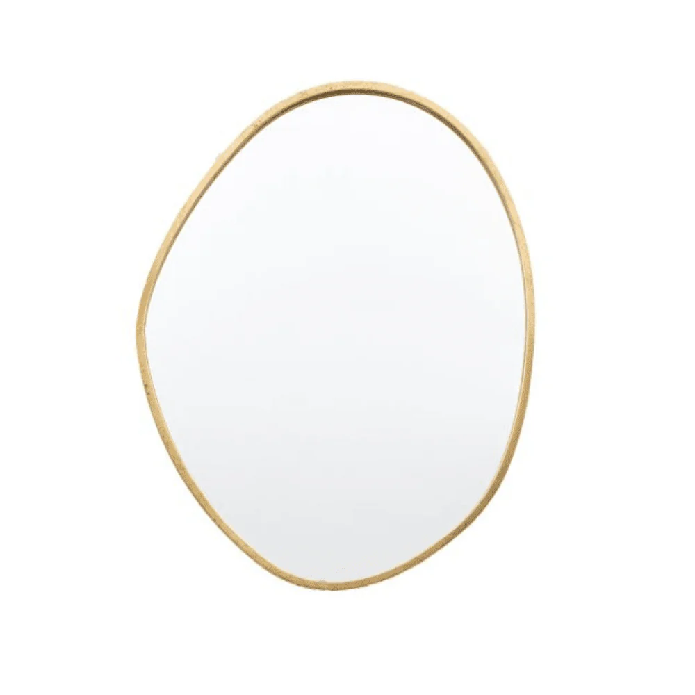 Eccleston Large Gold Pebble Wall Mirror - Image 3