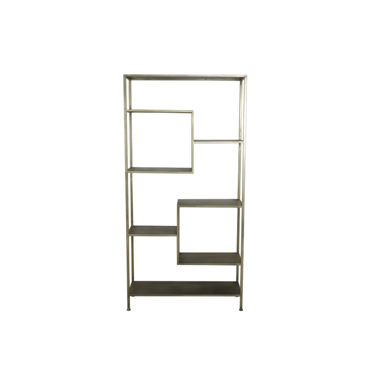 Efilia Antique Gold Shelving Unit - Image 2