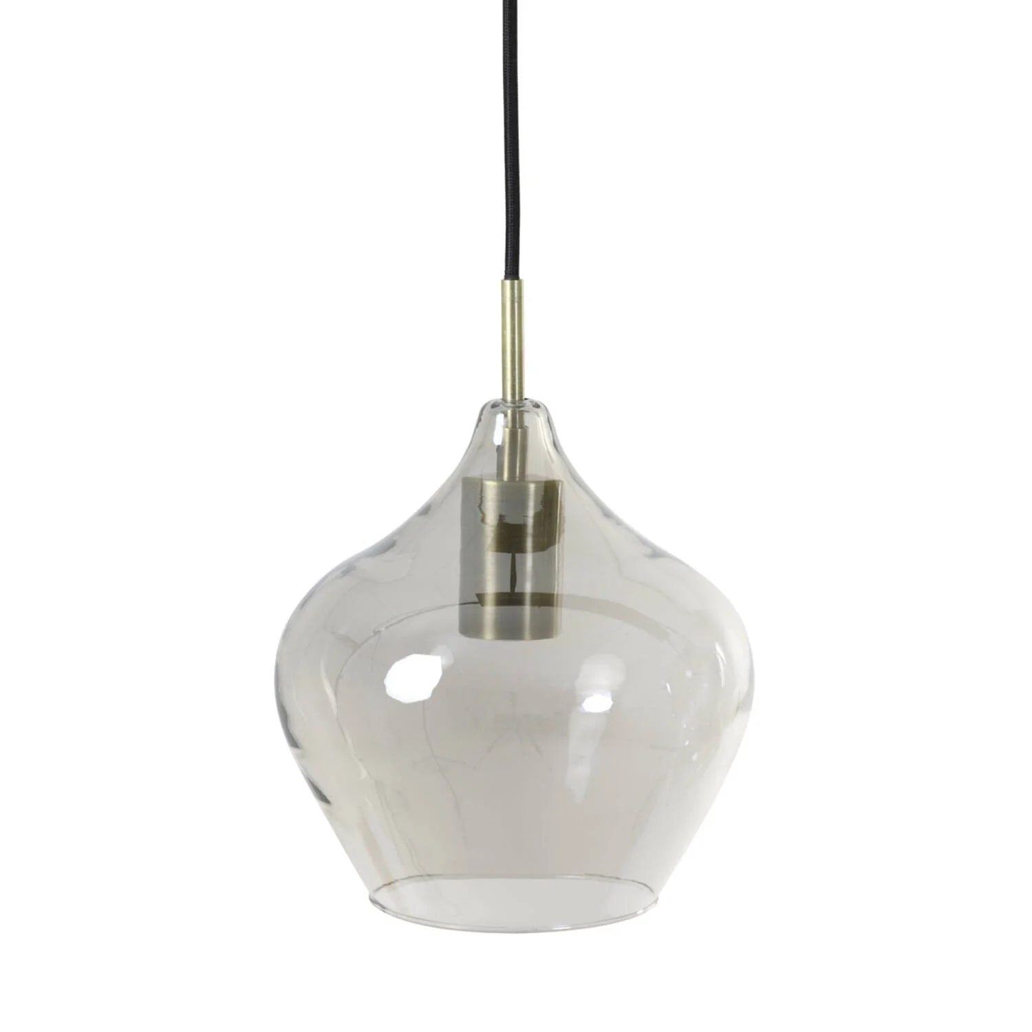 Ellen Black Smoked Glass 5 Light Pendant Ceiling Light - Image 6