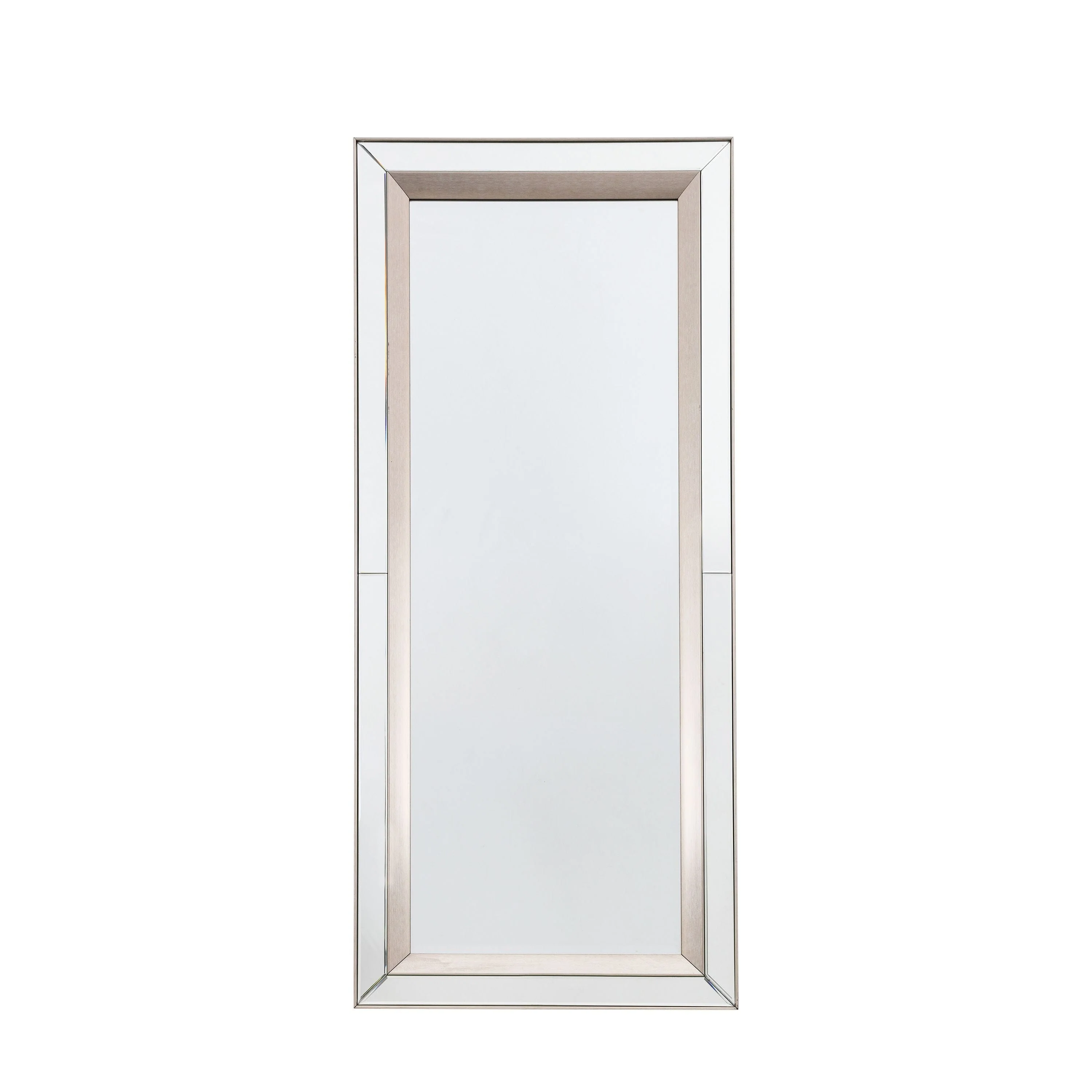 Eloise Silver Framed Leaner Wall Mirror - Image 2