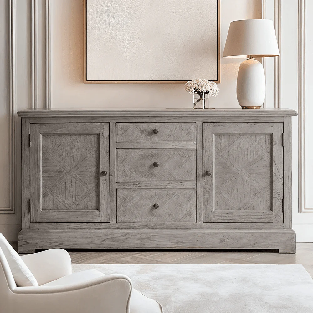 Elysium Natural Wood 2 Door 3 Drawer Sideboard - Image 5
