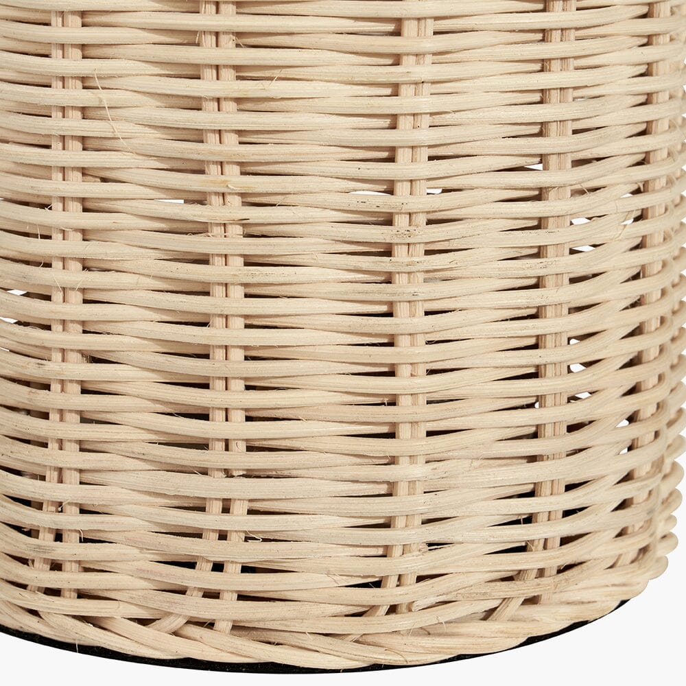 Emilia Natural Rattan Bottle Neck Table Lamp - Image 4