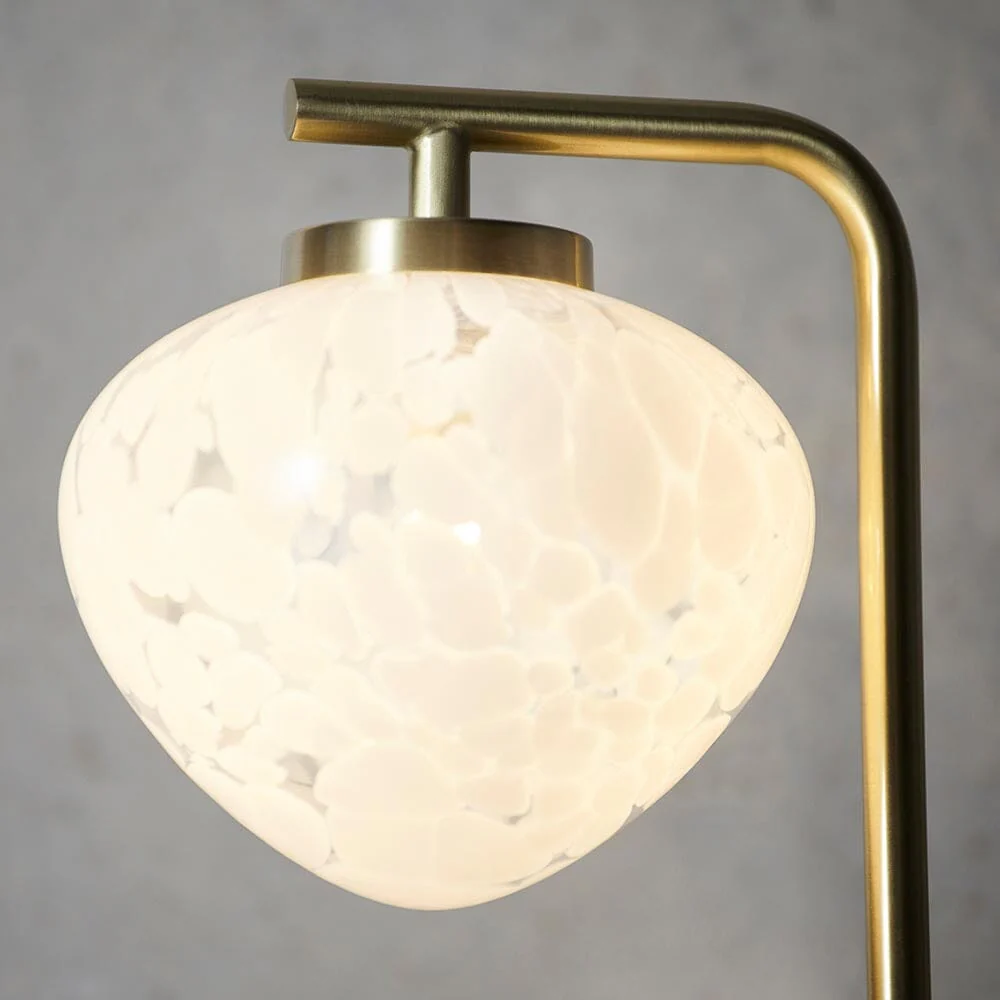 Emily Gold Table Lamp with Confetti Glass - Image 2