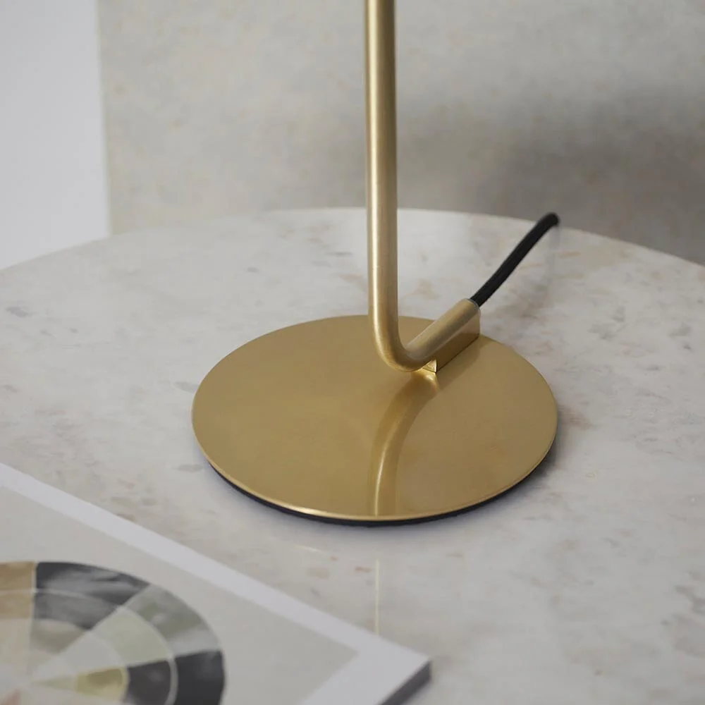 Emily Gold Table Lamp with Confetti Glass - Image 3