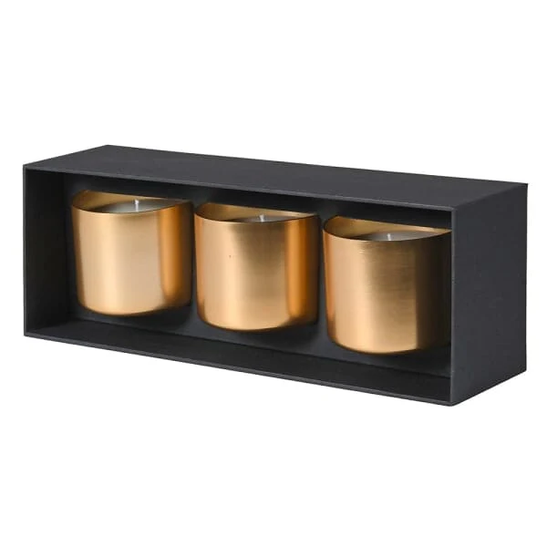Epiphany Set of 3 Mini Gold Candles - Image 4