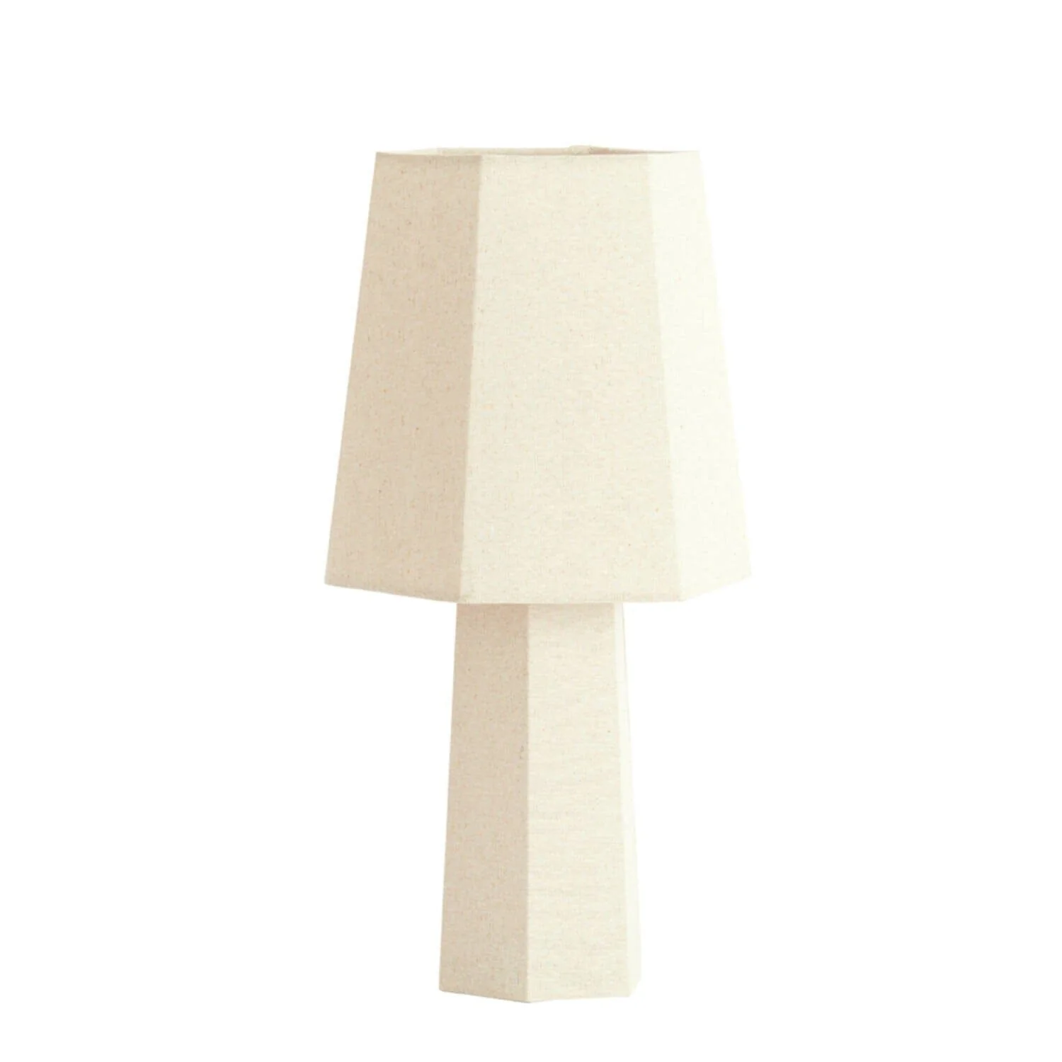 Eurelia Natural Linen Fabric Covered Lamp - Image 3