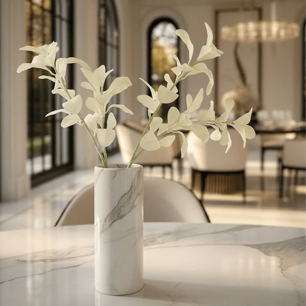 Faux Cream Lambs Ear Single Stem Floral
