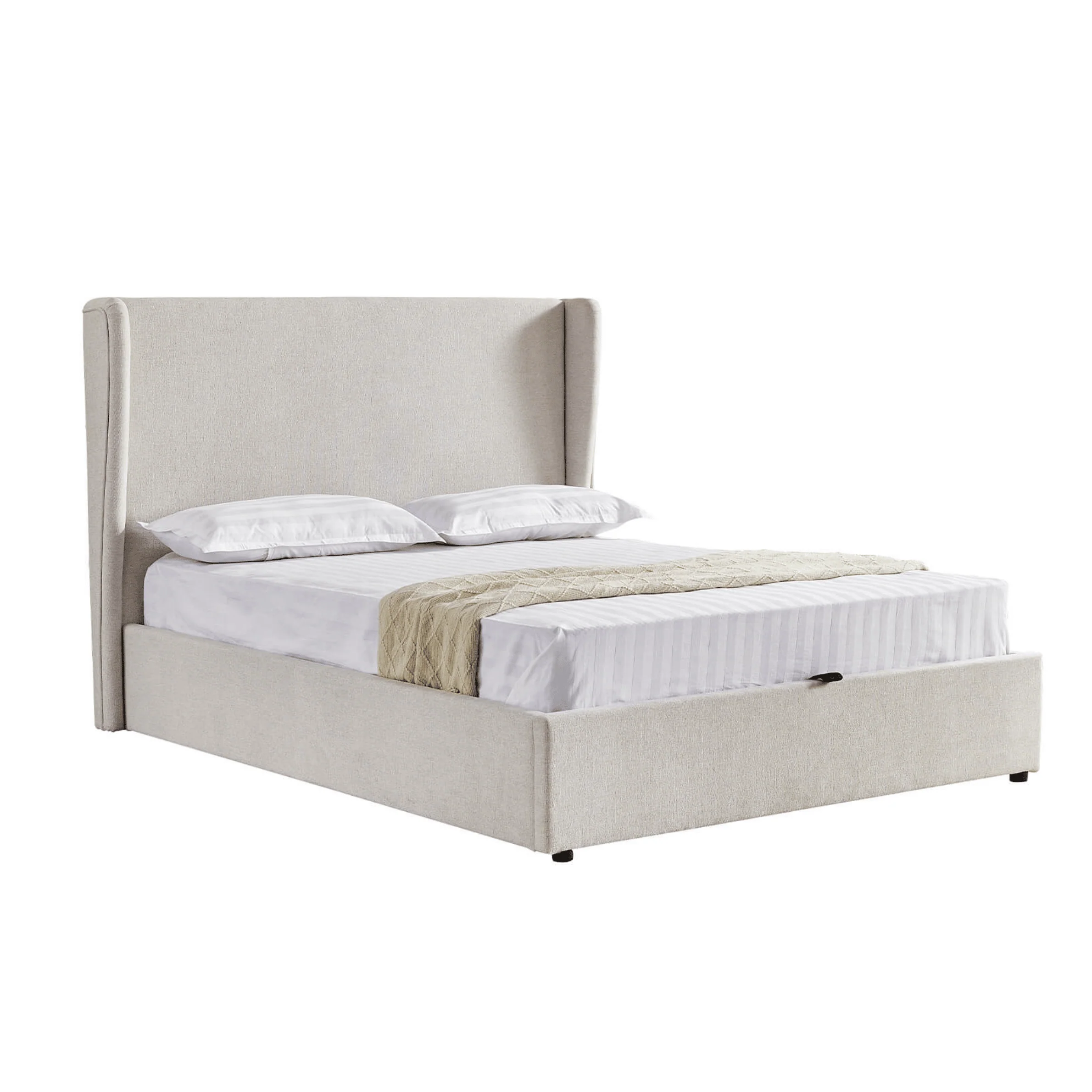 Fia Cashmere Velvet Ottoman Storage Bed - Image 3
