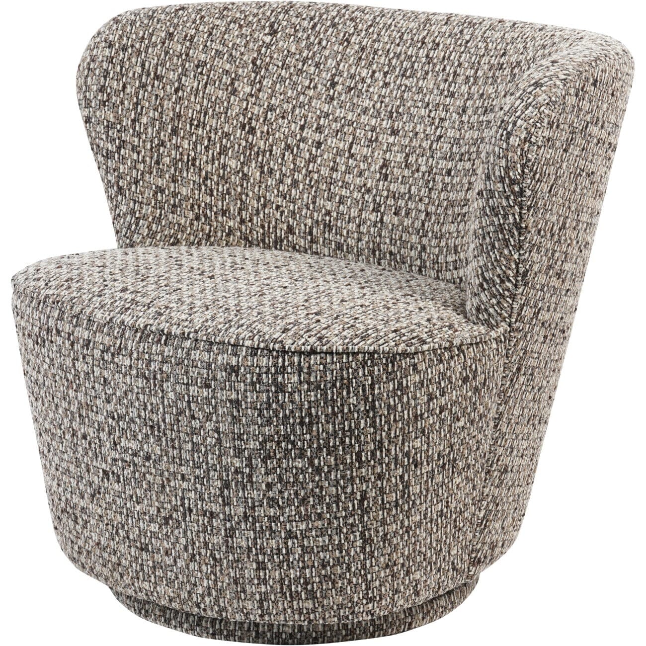 Fjura Grey Speckled Textured Accent Chair - Image 2