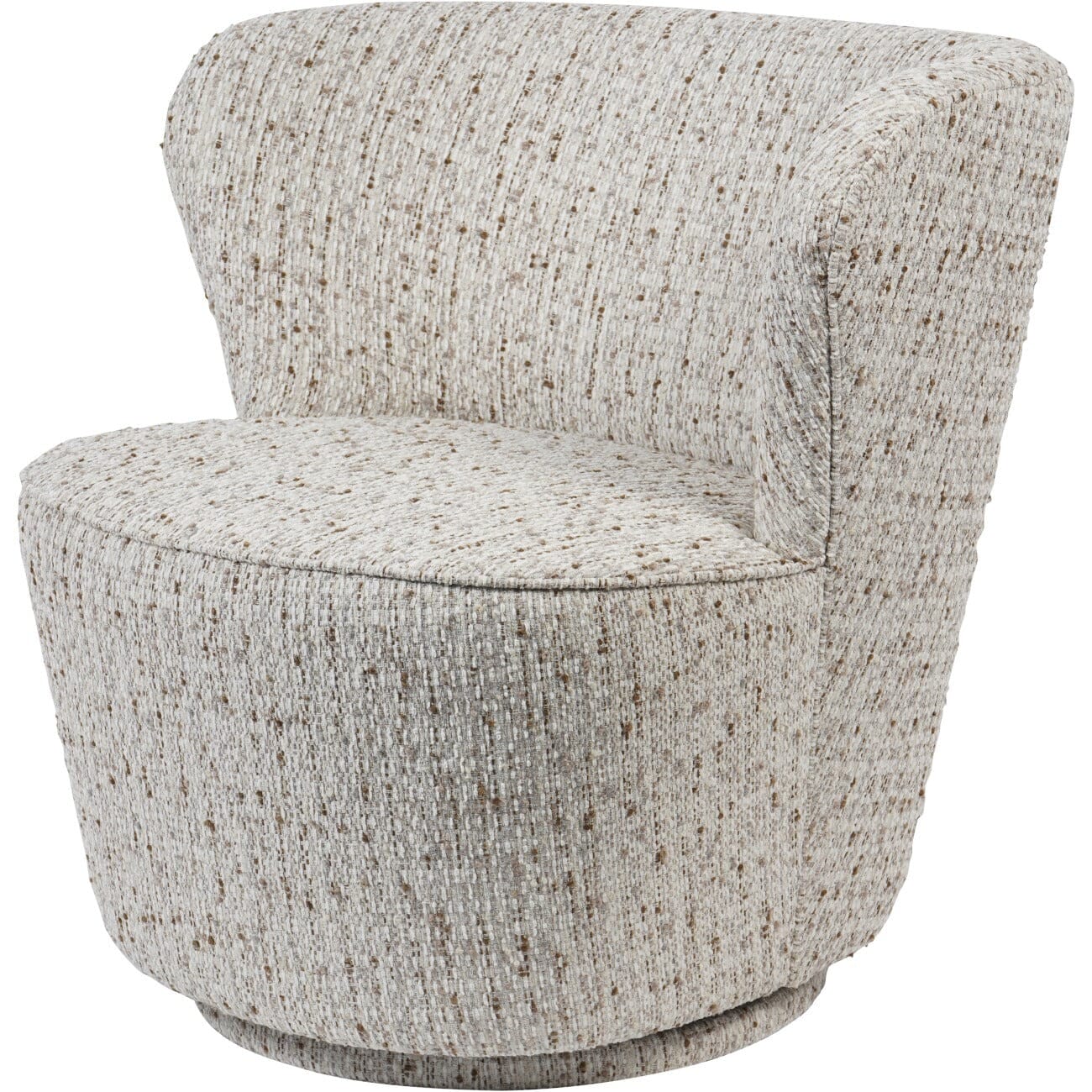 Fjura Natural Speckled Textured Accent Chair - Image 2