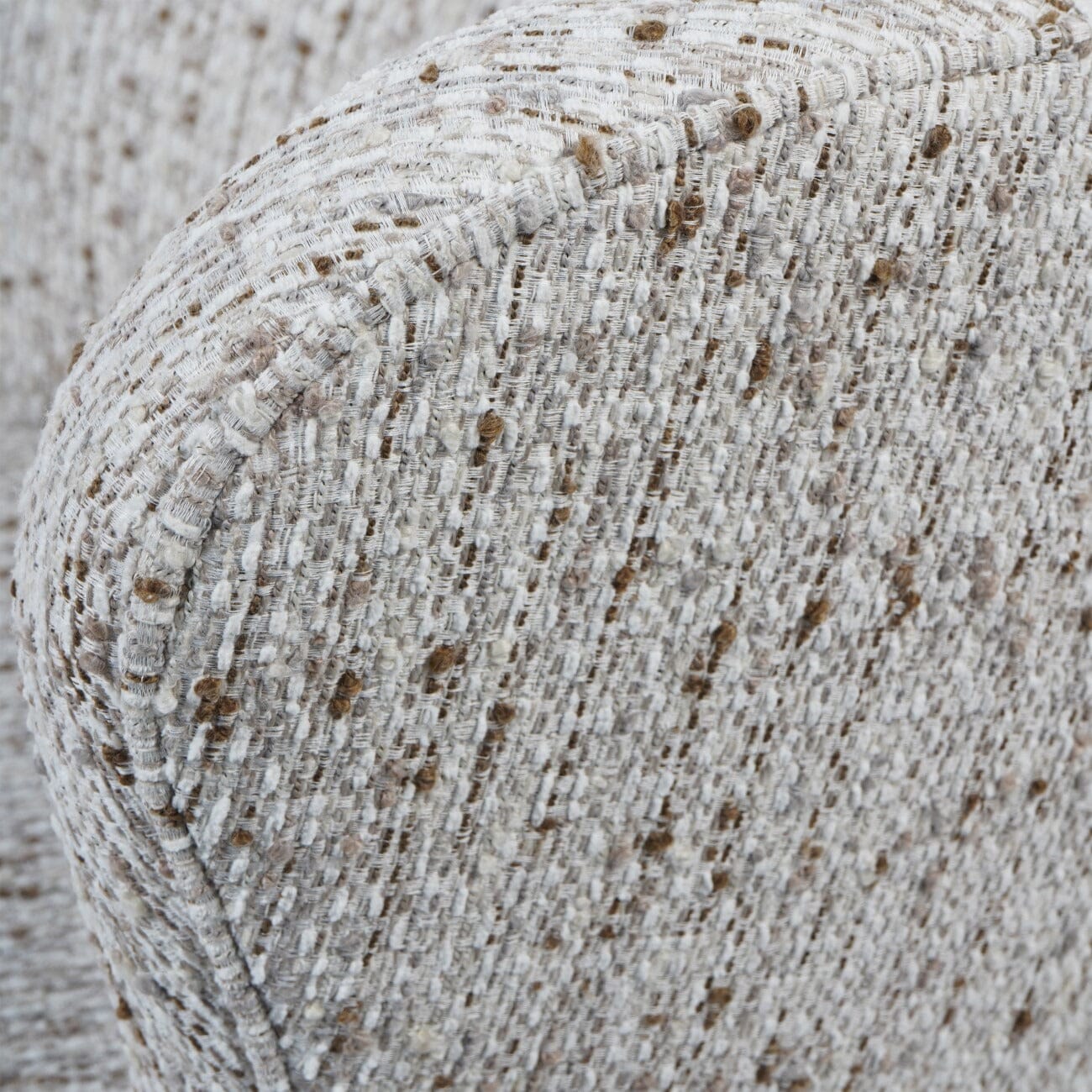Fjura Natural Speckled Textured Accent Chair - Image 5