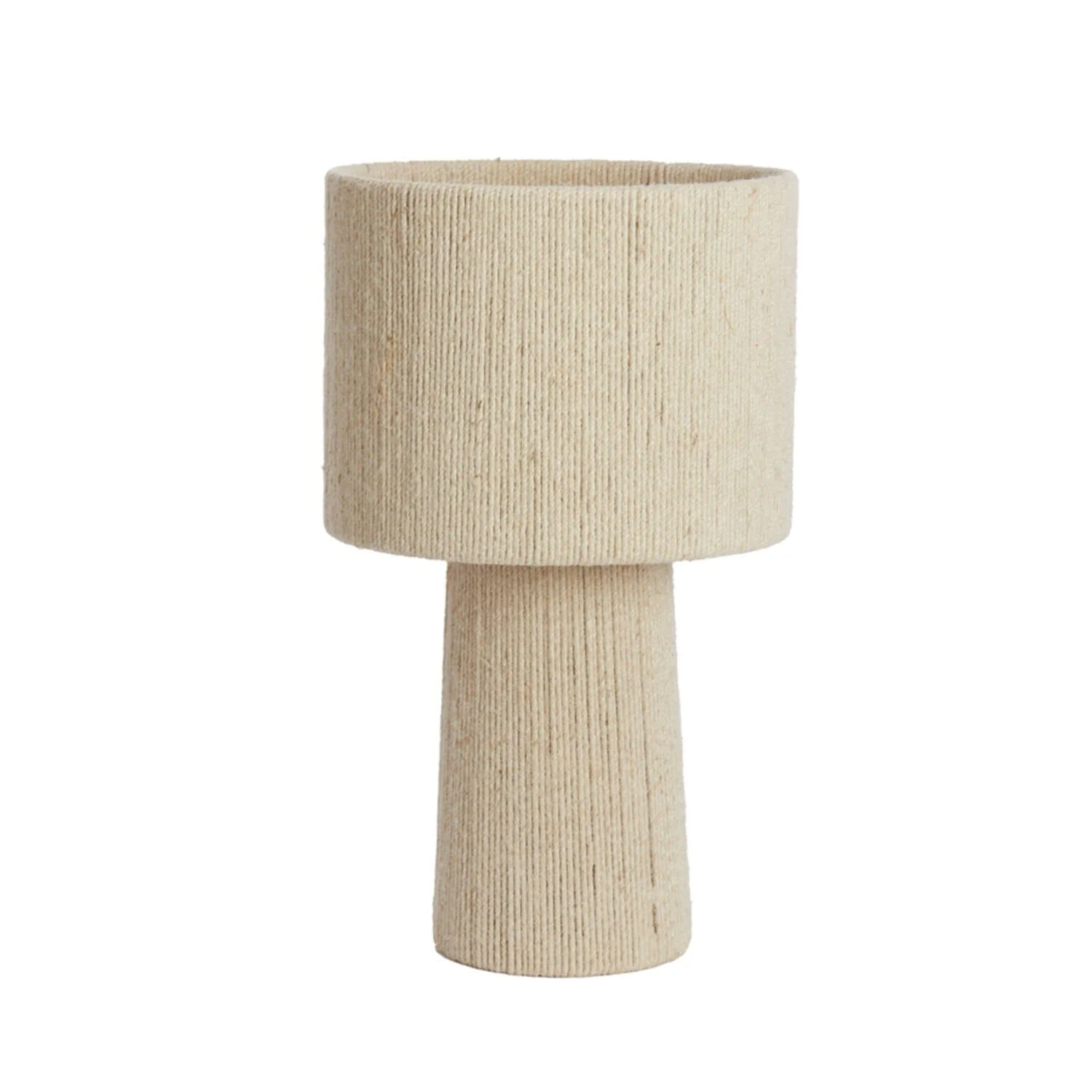 Flora Cream Jute Rope Detail Lamp - Image 2