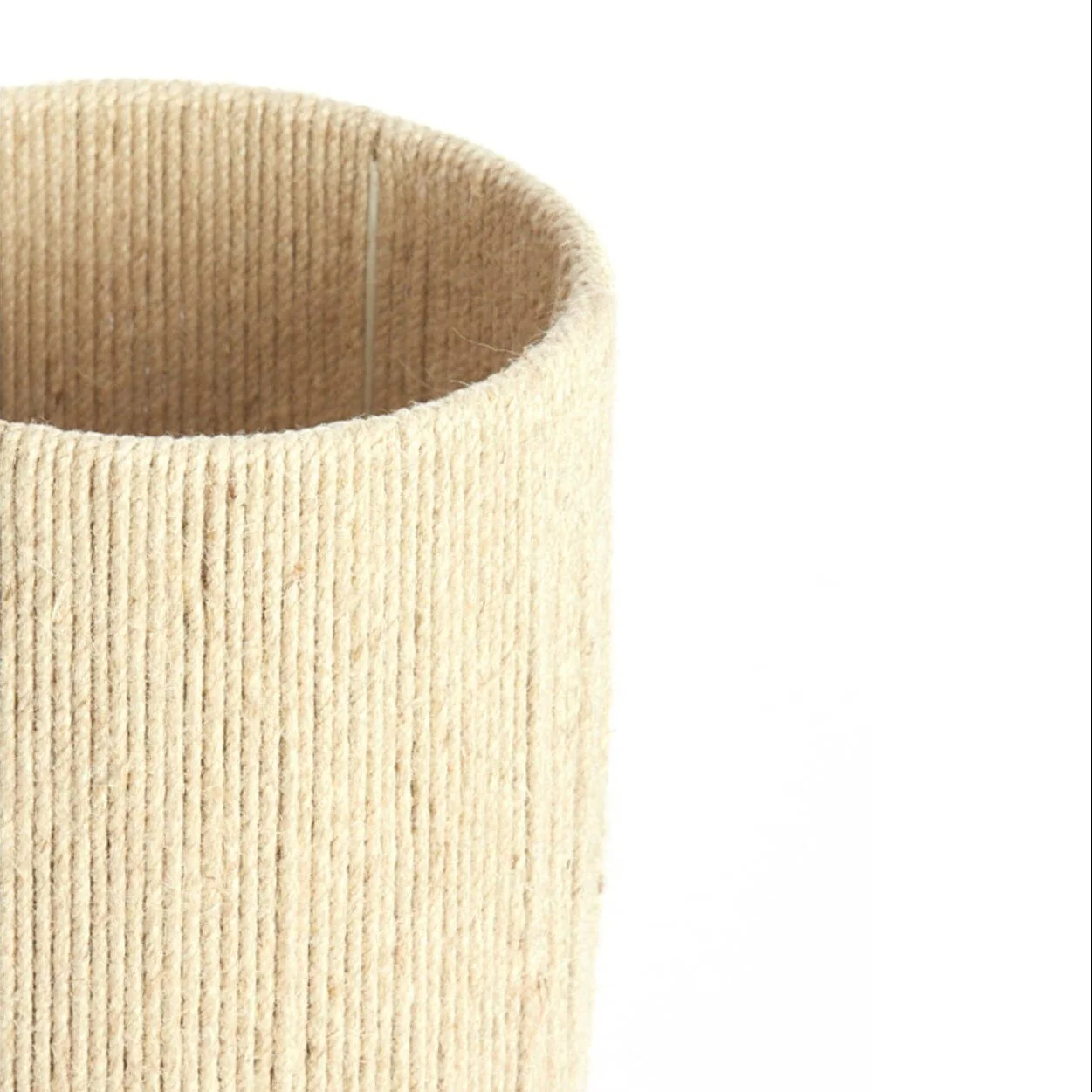 Flora Cream Jute Rope Detail Lamp - Image 3