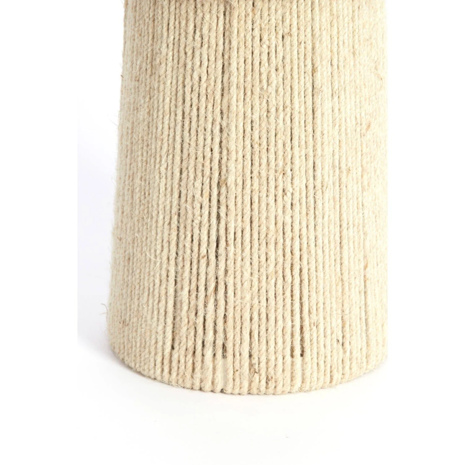 Flora Cream Jute Rope Detail Lamp - Image 4