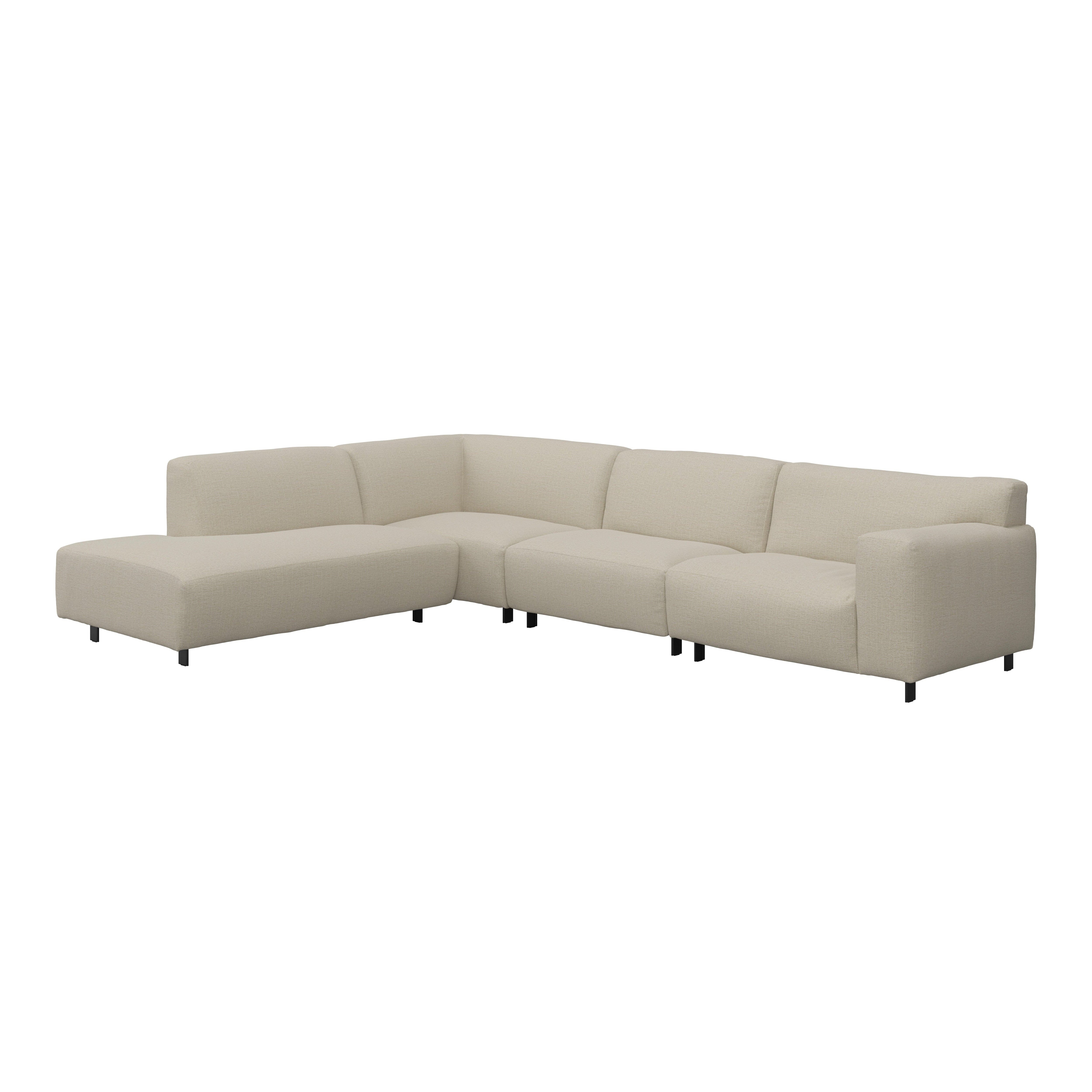 Freja Sand Textured Large Left Hand Facing Corner Sofa - Image 3